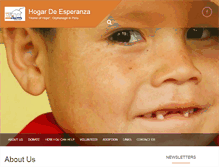 Tablet Screenshot of hogardeesperanza.com